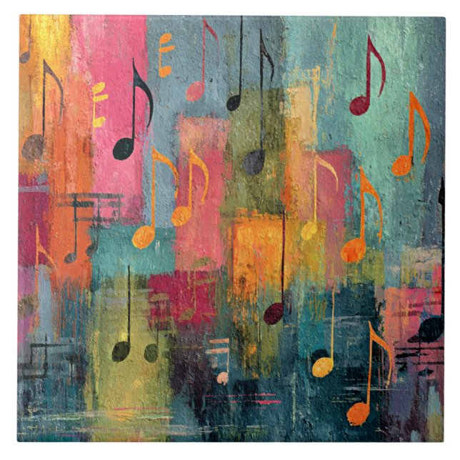 Arte Abstrata Tema Musical (Frente)