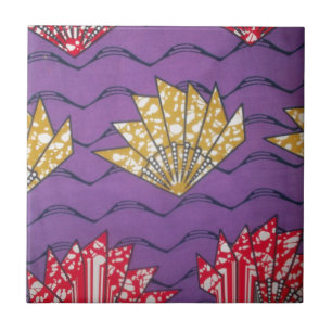 Arte abstrato africana: Ondas de Paixão Roxas