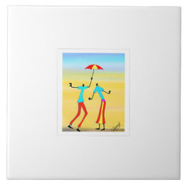 Arte abstrato Africana, Sunset Tropical Summer