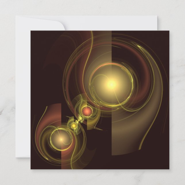 Arte Abstrato de Conexão Inteira (Frente)