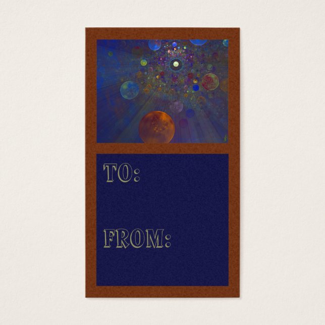Arte Abstrato do Universo Alternativa (Frente)