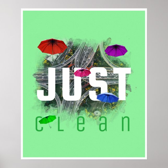 Arte Abstrato moderna para o Poster do Dia da Terr (Frente)