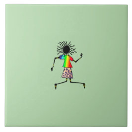 Arte Africana, Bela Dançarina Feliz