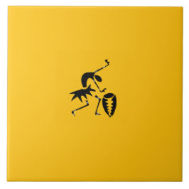 Arte Africana, Colorida, Dançarina Silhouette Incr