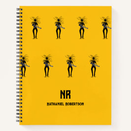 Arte Africana, Silhouette Guitarista Padrão