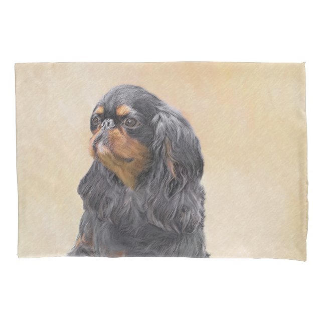 Arte Animal Original Pintura Inglesa Toy Spaniel (Frente)