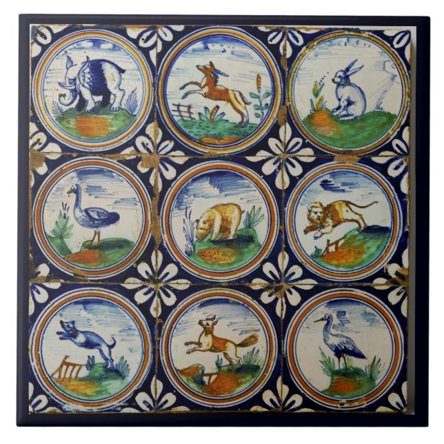 Arte Antiga Animais Países Baixos (Frente)