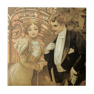 Arte Antiga Arte Nova Biscoitos Flirt, Alphonse Mu