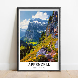 Arte Appenzell - Impressão Appenzell Montanha Eben