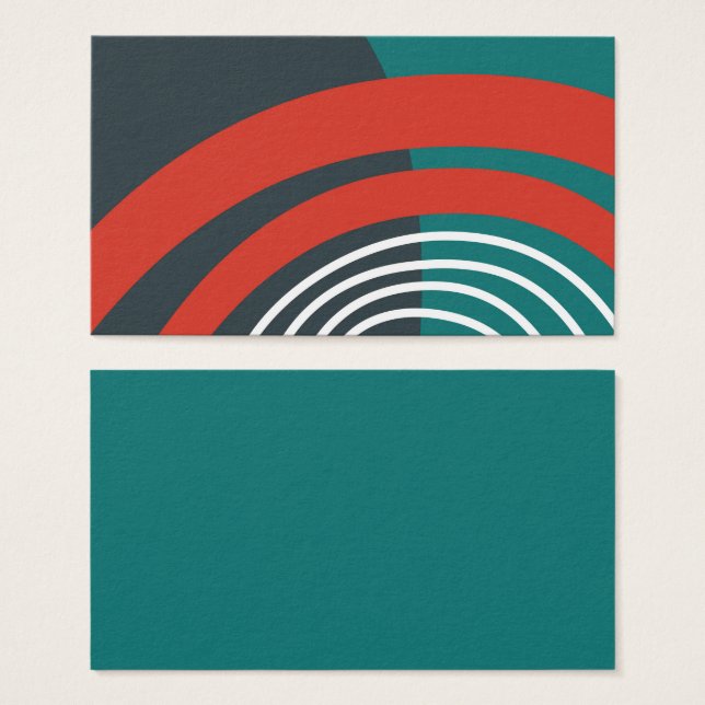 Arte arco-íris, arte azul vermelha, branca (Frente & Verso)