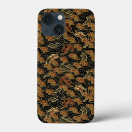 Arte Asiático Oriental Serpente Marinho  