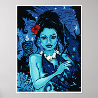 Arte 'Blue Tabu' poster impressão