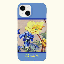 Arte Botânica Amarelo-Amarelo-Retroativo