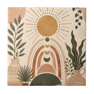 Arte Botânica e Sol Boho