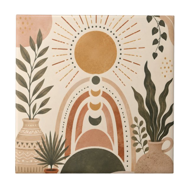 Arte Botânica e Sol Boho (Frente)