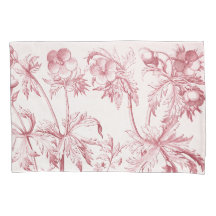 Arte Botânica Rosa Vintage