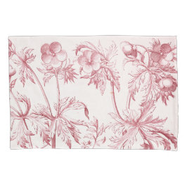 Arte Botânica Rosa Vintage