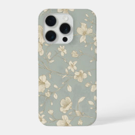 Arte Botânica Vintage Elegante em Linha