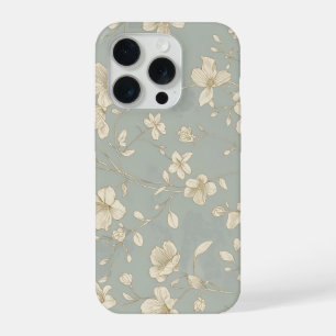 Arte Botânica Vintage Elegante em Linha
