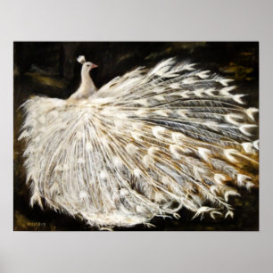 Arte branca dos posters do impressão da pintura d