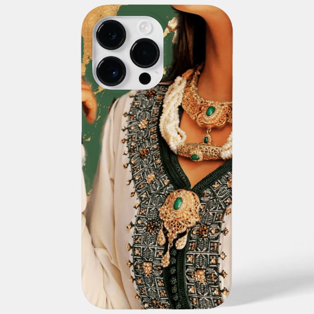 arte brilhante verde dourada (Verso)