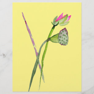 Arte budista da flor rosa Lotus Zen