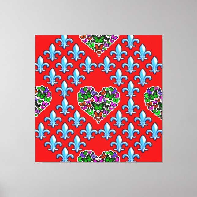 Arte Canvas 3D Digital Colorida - Muro perfeito (Frente)