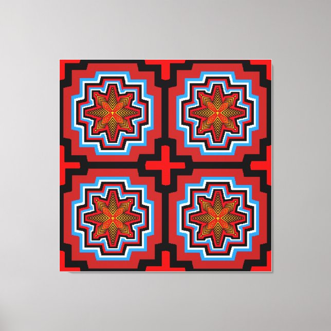 Arte Canvas 3D Digital Colorida - Muro perfeito (Frente)