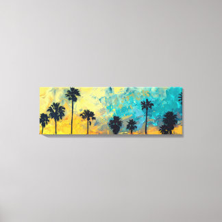 Arte Canvas das Palmas Sunset Costeiras