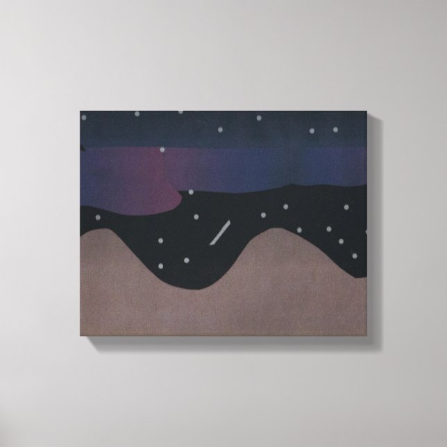 Arte canvas do Céu Noturno (Frente)