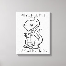 Arte Canvas do Dinossauro