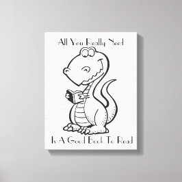 Arte Canvas do Dinossauro