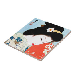 Arte clássica japonesa oriental legal da senhora