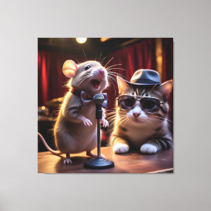 Arte Colorida em Tela Digital 3D – Decoração de Pa