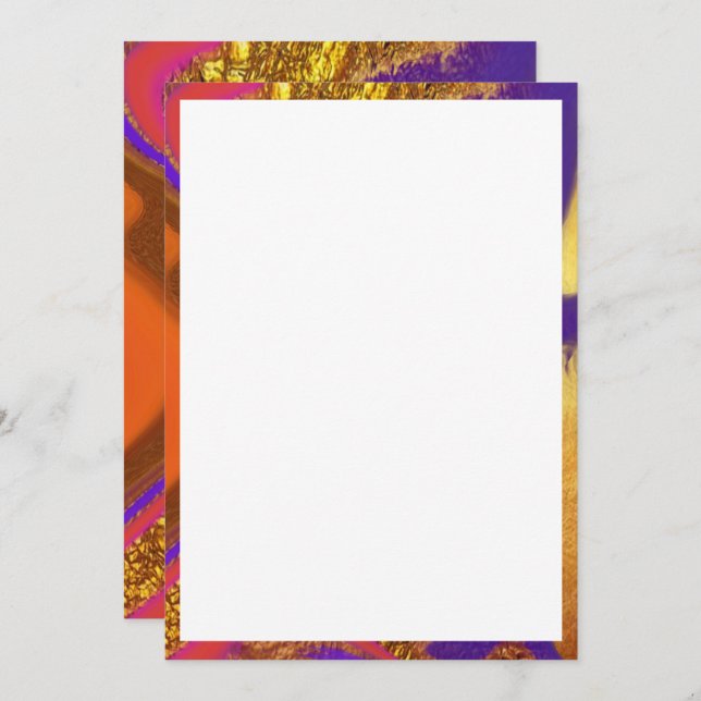 arte colorida vibratória (Frente/Verso)