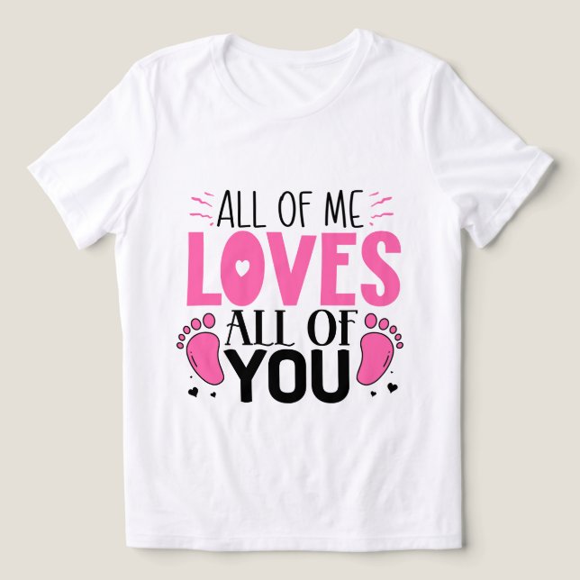 Arte com palavras de amor para bebê fofo (Design frontal)