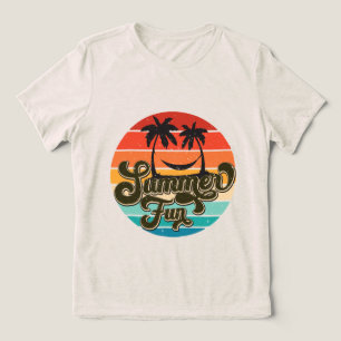 Arte com palavras divertidas de verão fofo