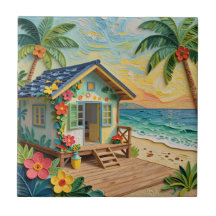 Arte Costeira Oceânica de Casa de Praia