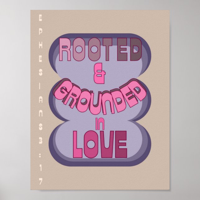 Arte Cristã / Poster / Amor / Gráfico (Frente)