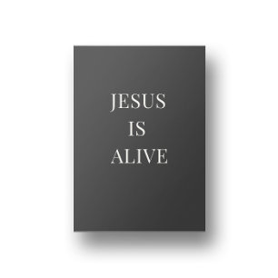 Arte Cristã Pôster Jesus Está Vivo