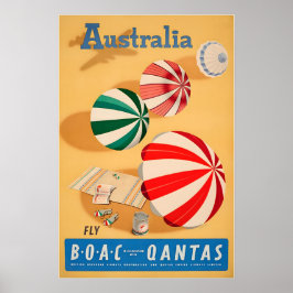 Arte da Austrália Impressão da Praia Australiana V