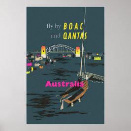 Arte da Austrália Impressão de Viagem Australiana