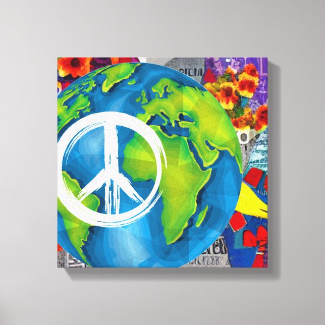Arte da Canvas da Paz Mundial (Frente)