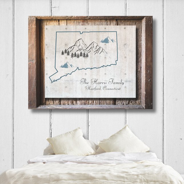 Arte da Canvas do Cerrado (Connecticut Rustic Wood-Look Canvas. It's beautiful. It's unique. And it can be personalized!)