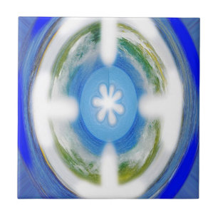 Arte da eternidade azul