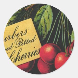 Arte da etiqueta da caixa da fruta do vintage,