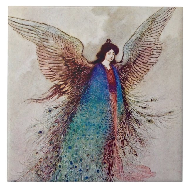 Arte da Fada “Donzela da Lua” por Warwick Goble (Frente)