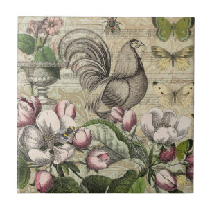 Arte da Flor do Jardim Rooster