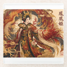 Arte da Gêisha Fênix Japonesa | Design de Mitologi