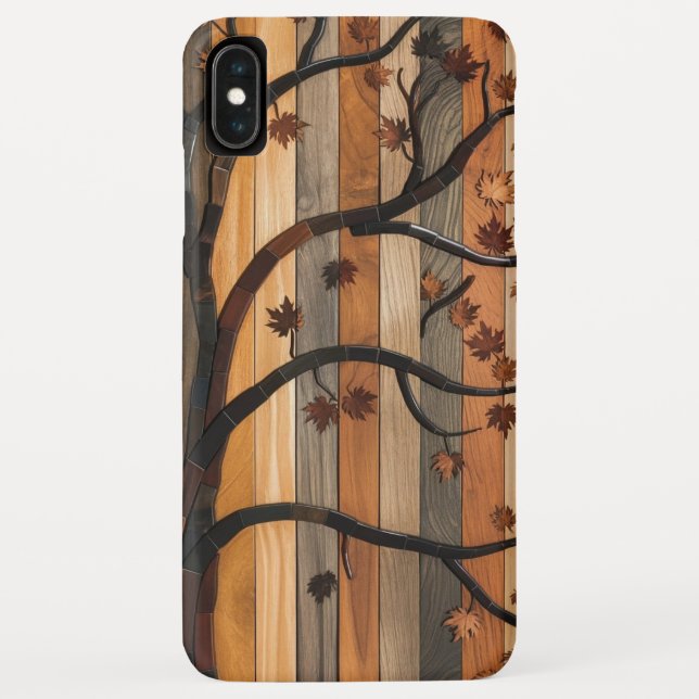 Arte da Natureza: Capa de telefone Mosaica em Árvo (Verso)